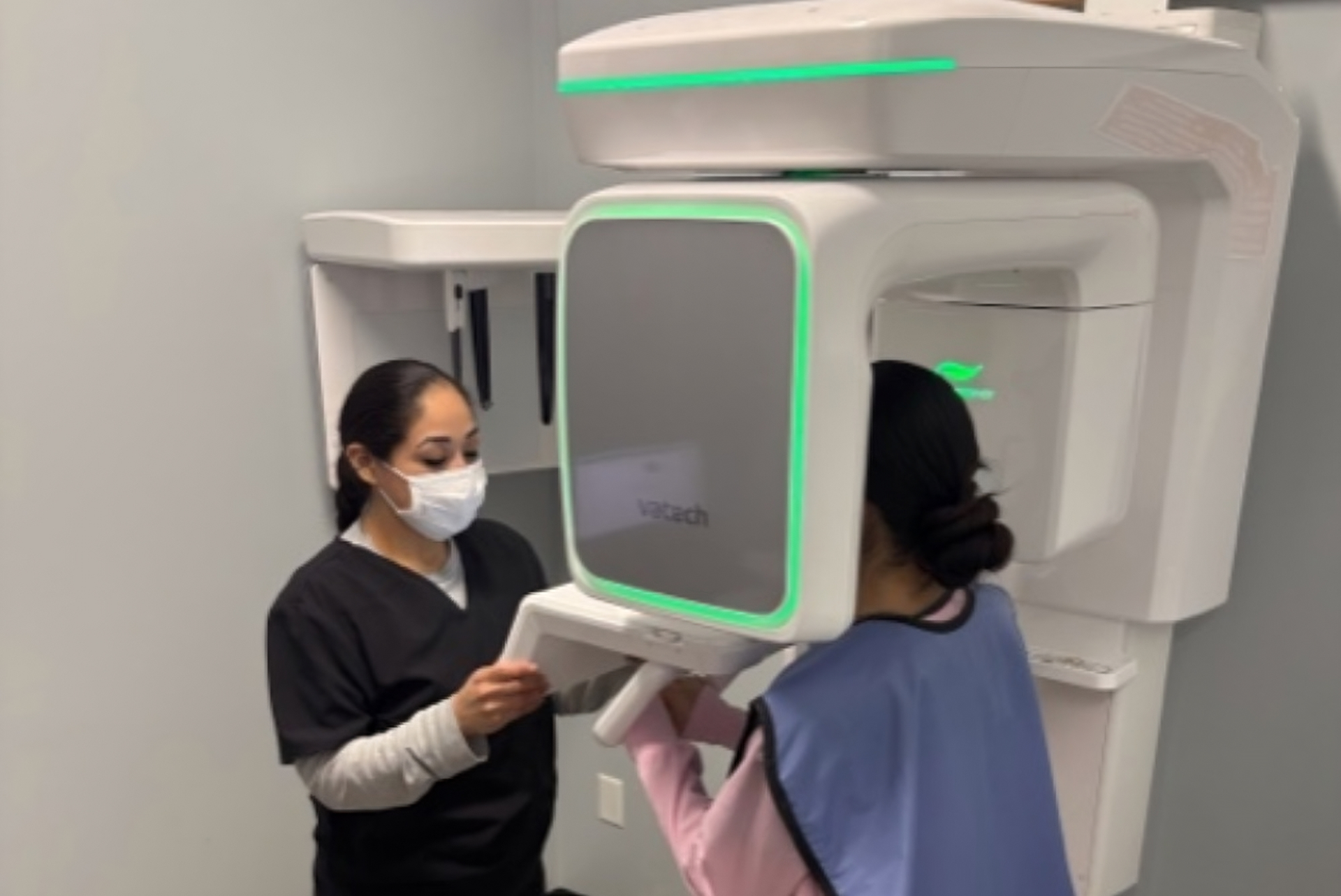 image-2 Dentist sitting near female patient<br />